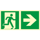 Znak TDC, Kierunek do wyj�cia ewakuacyjnego &ndash; w prawo 1