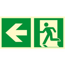 Znak TDC, Kierunek do wyj�cia ewakuacyjnego &ndash; w lewo