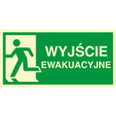 Znak TDC, Kierunek do wyj�cia ewakuacyjnego &ndash; w lewo 2