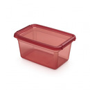 Pojemnik do przechowywania MOXOM BaseStore Color, 4, 5l, rhubarb, transparentny r&oacute;�owy