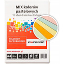 Papier ksero A4 80g mix pastel 100ark Kanarkowy, R&oacute;�owy, Pomara�czowy, Jasny Niebieski, Jasny Zielony xem1000pwn EMERSON
