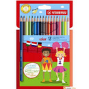 Kredki COLOR kpl 18 szt. pud. z zawieszk� 1918/77-11 STABILO (X)