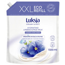 Kremowe myd�o w p�ynie LUKSJA, len, zapas 1500ml