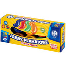 Farby plakatowe zestaw 10 kolor&oacute;w 20ml szkolne Standard Box 301123044 ASTRA