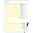 Planer magnetyczny na lod&oacute;wk� 25x35cm miesi�czny + marker PMP-01-01 BIURFOL