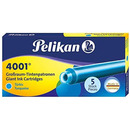 Naboje d�ugie turkusowe GTP/5 (5szt.) PELIKAN