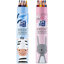 Kredki o�&oacute;wkowe 12 kolor&oacute;w KIDS w tubie 400174526 OXFORD