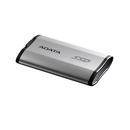 Adata Dysk SSD External SD810 500G USB3.2 20Gb/s srebrny