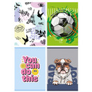 Zeszyt szkolny GIMBOO, A5, w 3 linie, 32 kart., 70gsm, mix wzor&oacute;w