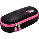 Pi&oacute;rnik szkolny dla dziewczynki Saszetka b�yszcz�ca PC-01 BLACK GLITTER St.Majewski