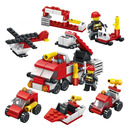 Zestaw klock&oacute;w Stra� Po�arna 6w1 Fire Brigade 119 el. 6+ lat klocki