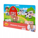 SMILY PLAY uk�adanka drewniana puzzle z uchwytami 5 el. 3 lata+