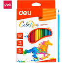 Kredki o³ówkowe bezdrzewne COLORUN 18 kolorów EC00110 DELI