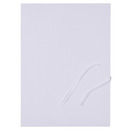 Teczka wiązana OFFICE PRODUCTS Budget, karton, A4, 250gsm, 3-skrz., biała