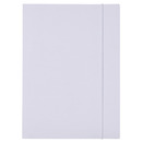 Teczka z gumką OFFICE PRODUCTS Budget, karton, A4, 250gsm, 3-skrz., biała