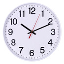 Zegar �cienny OFFICE PRODUCTS, plastikowy, 30cm, bia�y