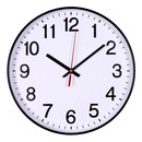 Zegar �cienny OFFICE PRODUCTS, plastikowy, 30cm, czarny