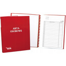 Teczka akt osobowych ABCDE ok�adka twarda binda wew. bez tre�ci, czerwona 1824-339-138 WARTA