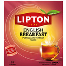 Herbata LIPTON czarna, English Breakfast, 92 torebki