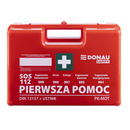 Apteczka DONAU SAFETY, plastikowa, K-15.2 +A, pomara�czowa