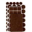 Podkładki filcowe samoprzylepne, brązowe, 106 szt