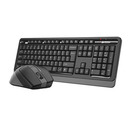 A4-Tech klawiatura + mysz + podk�adka A4TECH FStyler 2.4G FG1035 RF NANO Grey