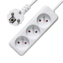 BOUNN listwa zasilaj�ca 3 gniazda 1, 5 m bia�a 16A