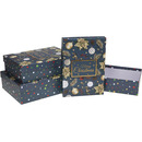 Zestaw pude�ek ozdobnych Bo�e Narodzenie -24229-PR-HS (3szt) ROZETTE