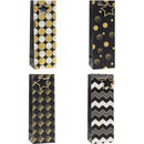 Torebka prezentowa 12x35x9cm na butelk� TBG-24215-BB-HS ROZETTE