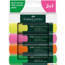 Zakre�lacz 1548 4 Kol. Neonowe opakowanie Kartonowe Faber-castell