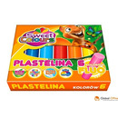 Plastelina 6 kolor&oacute;w fluo Sweet Colours 01525 KOMA-PLAST
