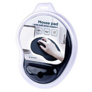 Podk�adka �elowa pod mysz Gembird czarna Ergonomiczna podk�adka pod mysz, z padem