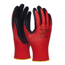 R�kawice DONAU SAFETY Super Latex, kat. II, rozm. 8, czerwone