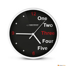 Zegar �cienny PRAGUE bia�y EHC014W ESPERANZA (X)