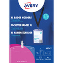 Kieszenie na identyfikator A6 ze smycz� 148x105mm (10 sztuk + 12 wk�ad&oacute;w) 4834 AVERY