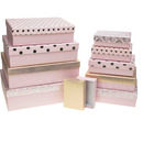 Zestaw pude�ek ozdobnych PUG-22008-PR-HS (10szt) ROZETTE