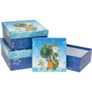 Zestaw pude�ek ozdobnych PUD-22001-KW-GL (3szt) ROZETTE