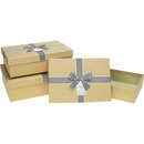 Zestaw pude�ek ozdobnych PUG-22121-PR DOTS (3szt) ROZETTE