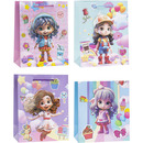 Torebka prezentowa 26x32x10cm dla dziewczynek TD-24081-3D-A4 ROZETTE