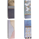 Torebka prezentowa 12x35x9cm na butelk� TBG-24212-BB-HS ROZETTE