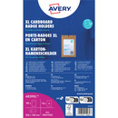 Holder na identyfikatory A6 tekturowe 105x148mm (50 sztuk+52 wk�ady) 4839XL AVERY