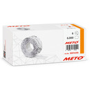 Etykiety cenowe w rolce do metkownicy jednorz�dowej 21x12 mm, (6 sztuk) bia�e z dziurk�, trwa�y klej, METO M30014356