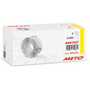 Etykiety cenowe w rolce do metkownicy jednorz�dowej 22x12 mm, (6 sztuk) bia�e faliste, trwa�y klej METO M30014352