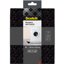 Gumowe podk�adki antywibracyjne SCOTCH, 100x100mm, 4 szt., czarne