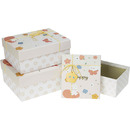 Zestaw pude�ek ozdobnych PUD-22194-PR (3szt) ROZETTE