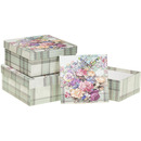 Zestaw pude�ek ozdobnych PUK-22001-KW (3szt) ROZETTE