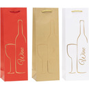 Torebka prezentowa 12x36x9cm TBF-24006-HS-BB ROZETTE