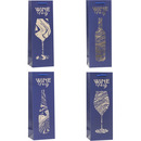 Torebka prezentowa 12x35x9cm na butelk� TBF-24156-BB ROZETTE