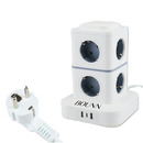 BOUNN listwa zasilaj�ca przeciwprzepi�ciowa 11 gniazd 3xUSB 1, 5m