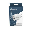 �adowarka MEDIARANGE 12W, szybkie �adowanie, 2xUSB-A, bia�y